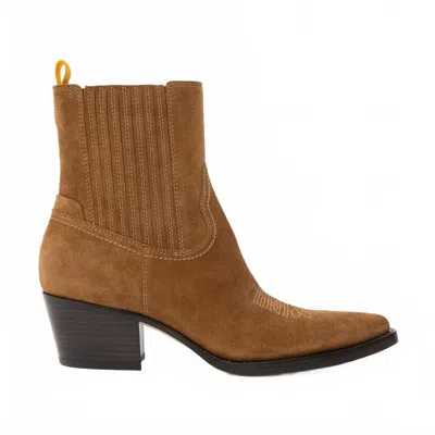 Oncept Women's Wyoming Suede Boot In Cognac In Brown