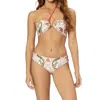 Ondademar Chisty Reversible Bikini Top In Isla Doble Faz Mar In Multi