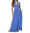 Ondademar Mar Maxi Dress In Blue In Blue