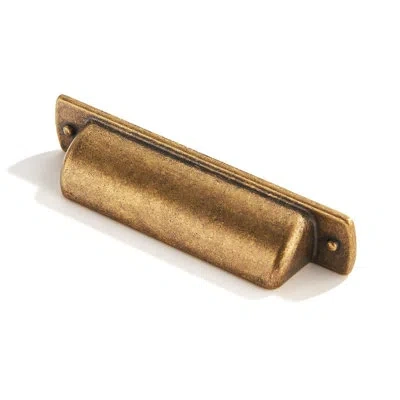 One 10 Pack 3" Drawer Pulls Antique Brass Cabinet Cup Pulls Kitchen Hardware Cabinet Handles Drawer Hand