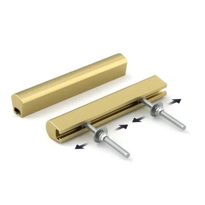 One 10 Pack Adjustable Drawer Pulls Gold Cabinet Handles For Kitchen Hardware 1" To 4"(25-102 Mm) Hole D In Matte Gold