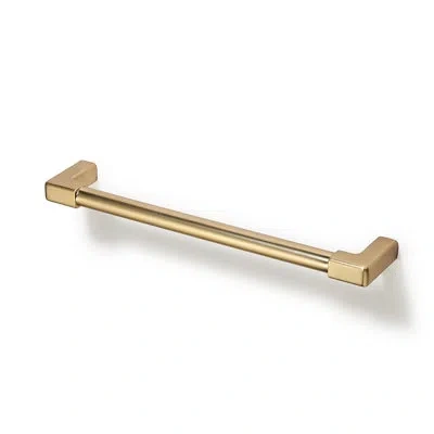 One 10 Pack Classic Solid Cabinet Handles-6.3"/160mm Screw Spacing Champagne Bronze Furniture Hardware H In Gold