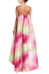 One 33 Social Mc0055p High Low Printed Cocktail Dress In Pink