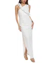 One 33 Social One33 Social Ruffle Gown In White