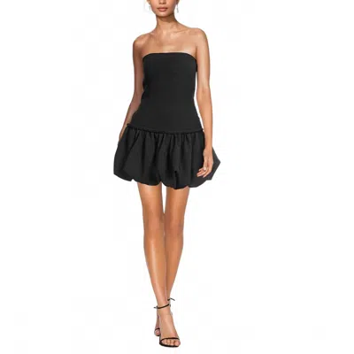 One 33 Social The Brielle Strapless Cocktail Dress In Black