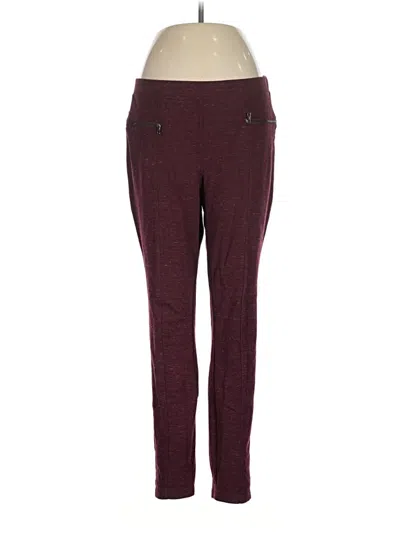 Pre-owned One 5 One Active Pants In Burgundy