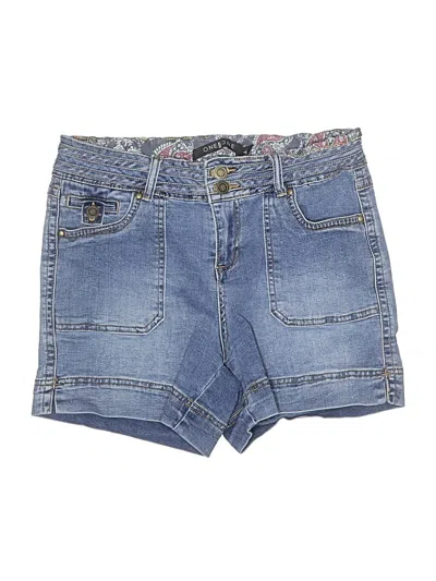 Pre-owned One 5 One Denim Shorts In Blue