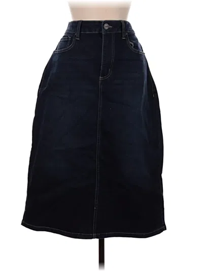 Pre-owned One 5 One Denim Skirt In Blue