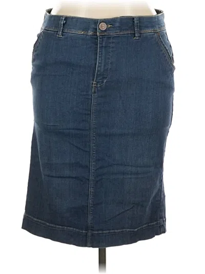 Pre-owned One 5 One Denim Skirt In Blue