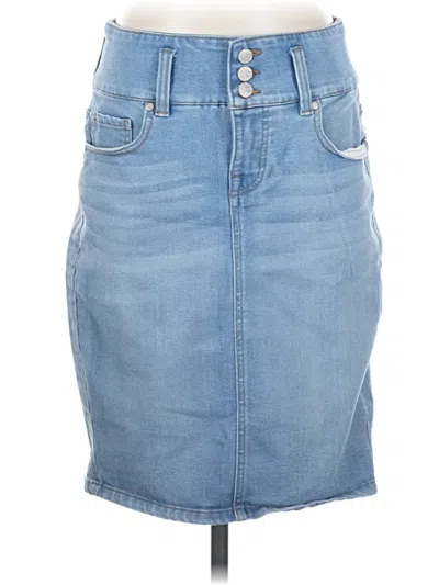 Pre-owned One 5 One Denim Skirt In Blue