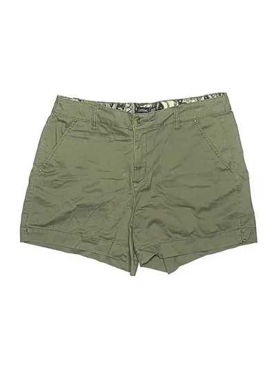 Pre-owned One 5 One Khaki Shorts In Green