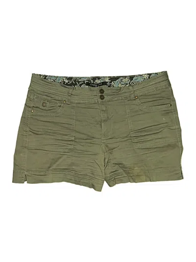 Pre-owned One 5 One Khaki Shorts In Green