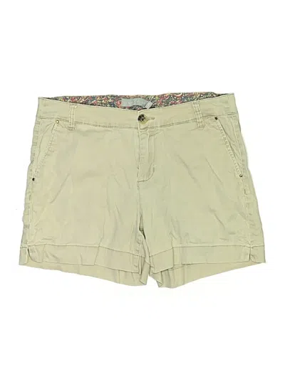 Pre-owned One 5 One Khaki Shorts In Green