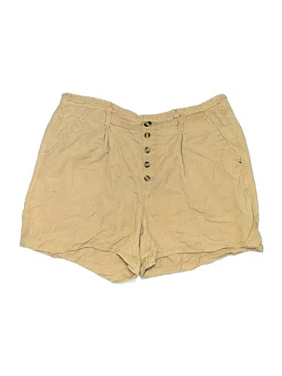Pre-owned One 5 One Khaki Shorts In Tan