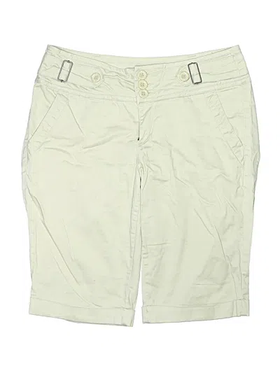 Pre-owned One 5 One Khaki Shorts In White