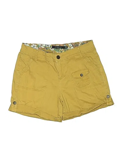 Pre-owned One 5 One Khaki Shorts In Yellow