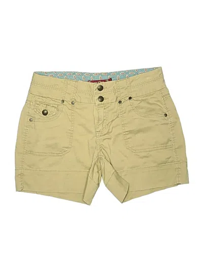 Pre-owned One 5 One Khaki Shorts In Yellow