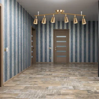One 6 Light Track Lighting Kit, Matte Brass Finish Foldable And Adjustable With Modern Ceiling Spotlight In Gold