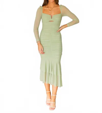 One And Only Collective Alessandra Dress In Mint