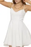 One And Only Collective Francesa Mini Dress In White