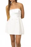 One And Only Collective Jezebel Mini Dress In White