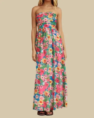 One And Only Collective Livy Floral Maxi Dress In Multi