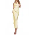 One And Only Collective The Isla Maxi Dress In Light Yellow In Yellow