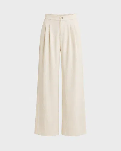 One & Other Rici Pant In Egg Shell