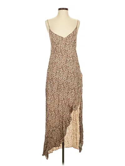 Pre-owned One Clothing Casual Dress In Brown