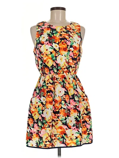 Pre-owned One Clothing Casual Dress In Orange