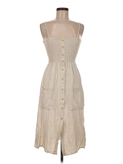 Pre-owned One Clothing Casual Dress In Tan