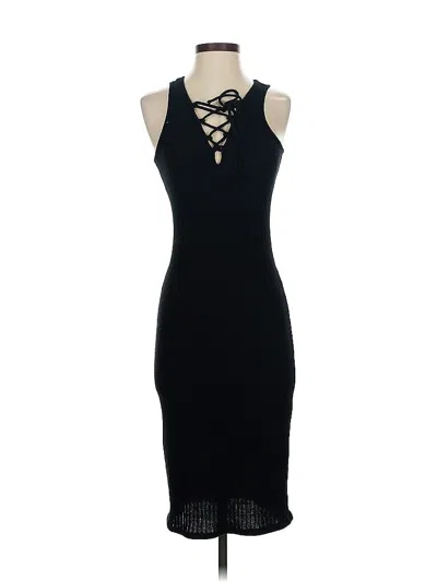 Pre-owned One Clothing Cocktail Dress In Black