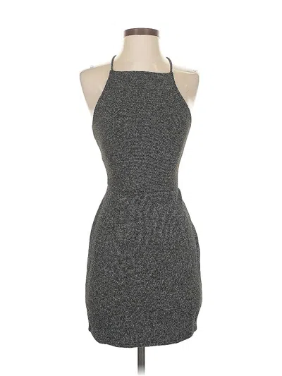 Pre-owned One Clothing Cocktail Dress In Gray