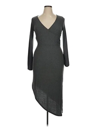 Pre-owned One Clothing Cocktail Dress In Gray