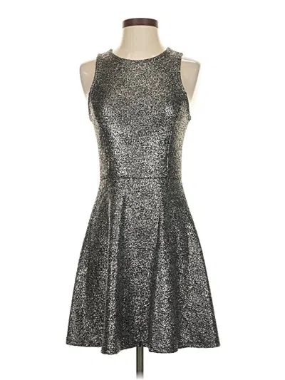 Pre-owned One Clothing Cocktail Dress In Silver