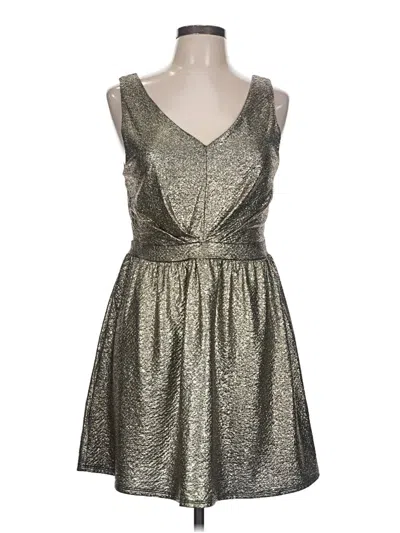 Pre-owned One Clothing Cocktail Dress In Silver