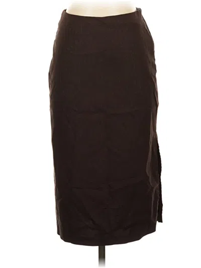Pre-owned One Clothing Formal Skirt In Brown