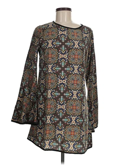 Pre-owned One Clothing Long Sleeve Blouse In Gray