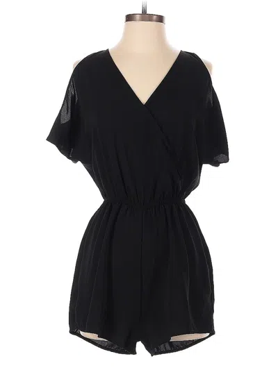 Pre-owned One Clothing Romper In Black