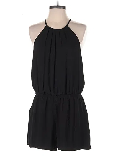 Pre-owned One Clothing Romper In Black