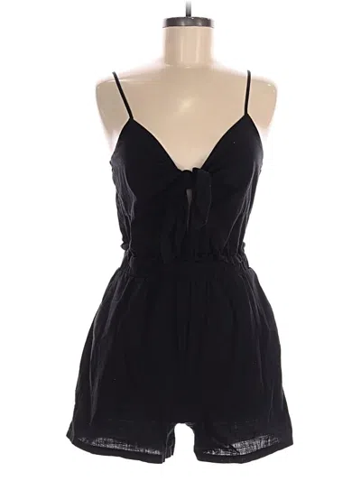 Pre-owned One Clothing Romper In Black