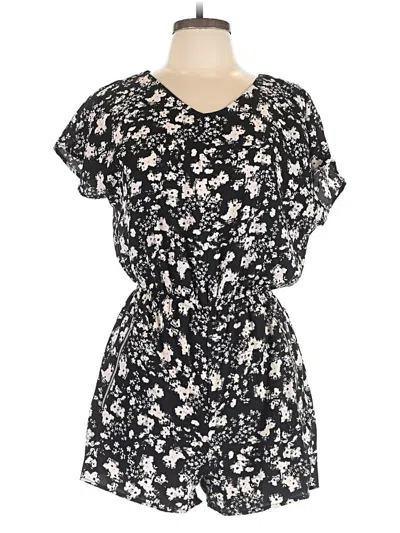 Pre-owned One Clothing Romper In Black