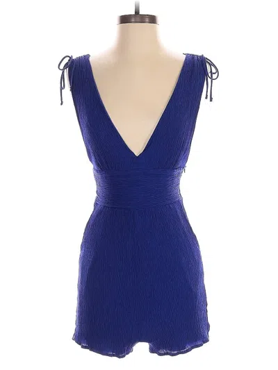 Pre-owned One Clothing Romper In Blue