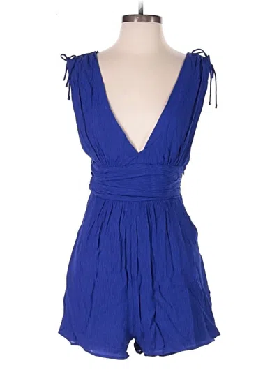 Pre-owned One Clothing Romper In Blue