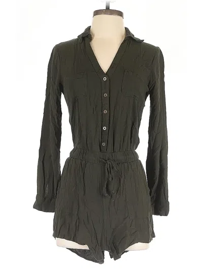 Pre-owned One Clothing Romper In Green