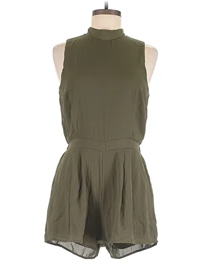 Pre-owned One Clothing Romper In Green