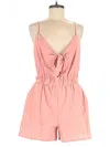 One Clothing Romper In Pink