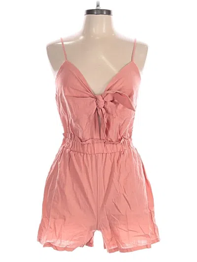 Pre-owned One Clothing Romper In Pink