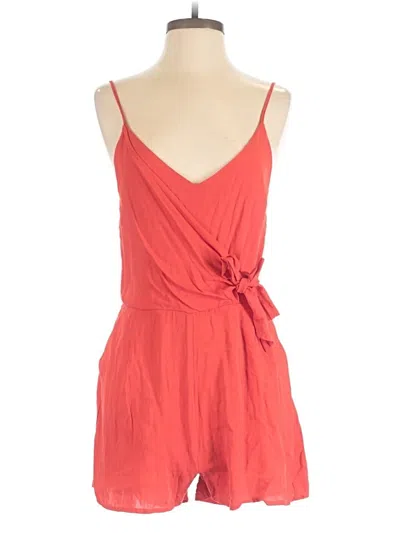 Pre-owned One Clothing Romper In Red
