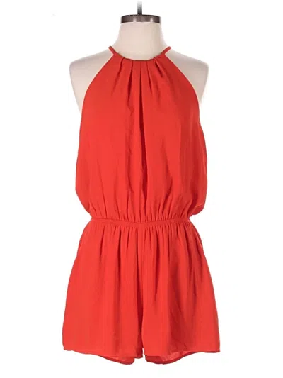 Pre-owned One Clothing Romper In Red